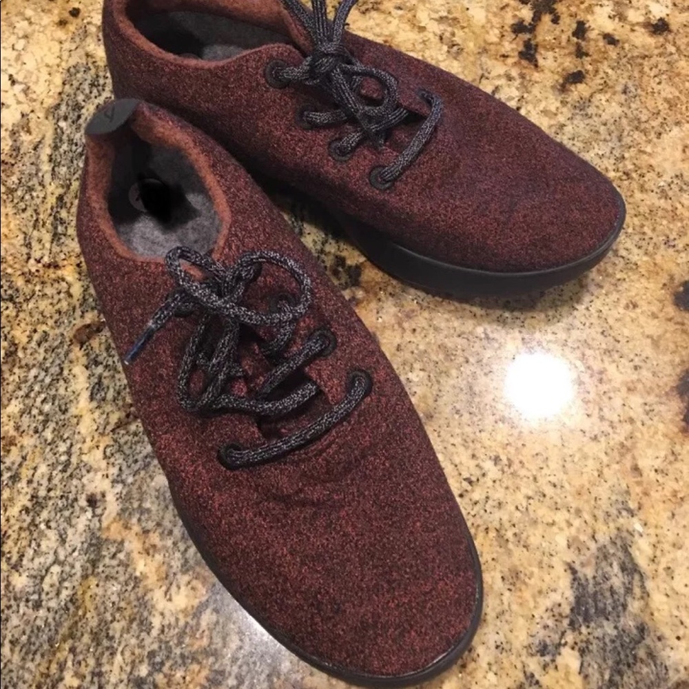 Allbirds Men’s Dark Kea Red Size 8 - Picture 2 of 3